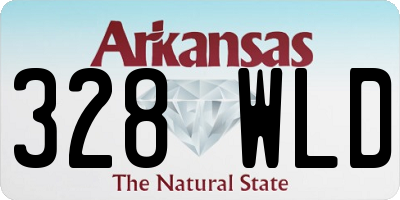 AR license plate 328WLD