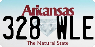 AR license plate 328WLE