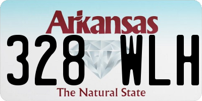 AR license plate 328WLH