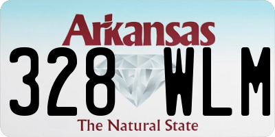 AR license plate 328WLM