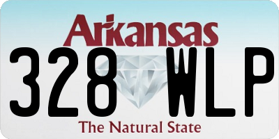 AR license plate 328WLP