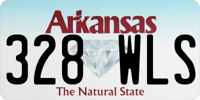 AR license plate 328WLS