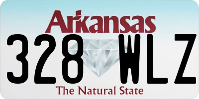 AR license plate 328WLZ