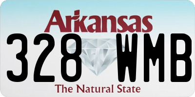 AR license plate 328WMB