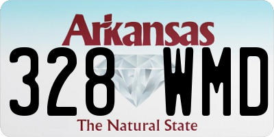 AR license plate 328WMD