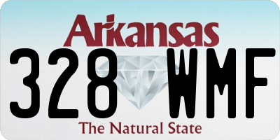 AR license plate 328WMF