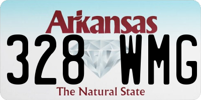 AR license plate 328WMG