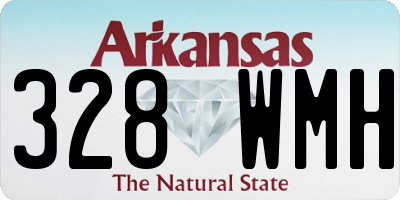 AR license plate 328WMH