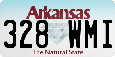 AR license plate 328WMI