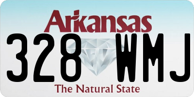 AR license plate 328WMJ