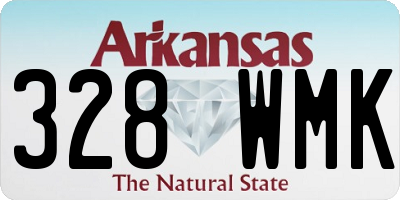 AR license plate 328WMK