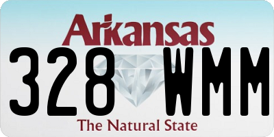 AR license plate 328WMM