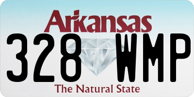 AR license plate 328WMP
