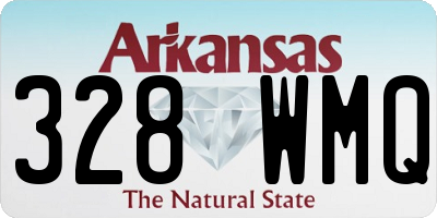 AR license plate 328WMQ