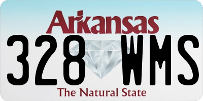AR license plate 328WMS