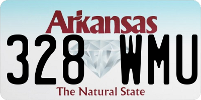 AR license plate 328WMU