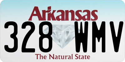 AR license plate 328WMV