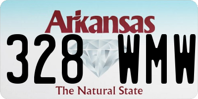 AR license plate 328WMW