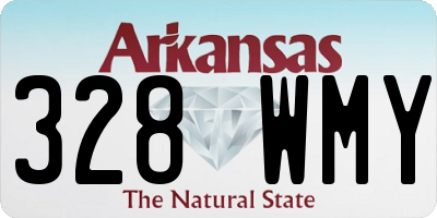 AR license plate 328WMY