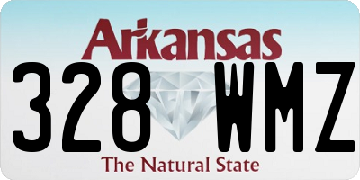 AR license plate 328WMZ