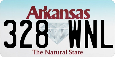AR license plate 328WNL