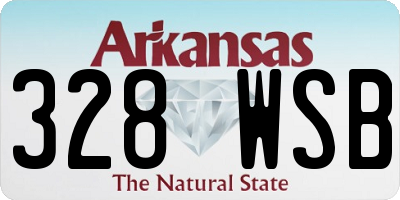 AR license plate 328WSB