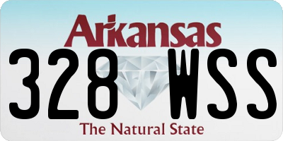 AR license plate 328WSS