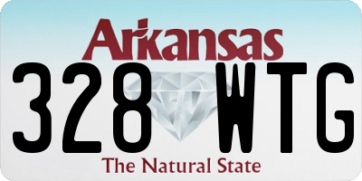 AR license plate 328WTG