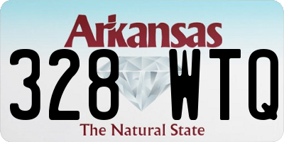 AR license plate 328WTQ