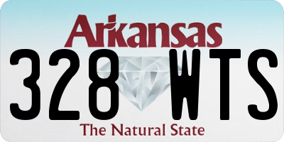 AR license plate 328WTS
