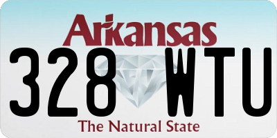 AR license plate 328WTU