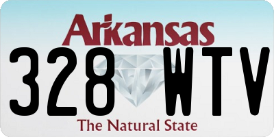 AR license plate 328WTV