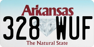 AR license plate 328WUF
