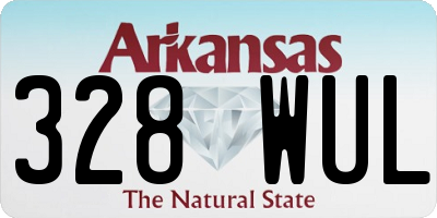 AR license plate 328WUL