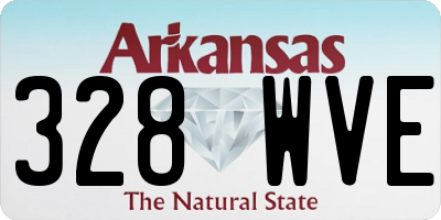 AR license plate 328WVE