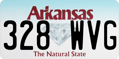 AR license plate 328WVG
