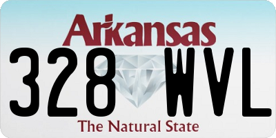 AR license plate 328WVL