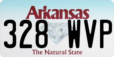 AR license plate 328WVP