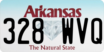 AR license plate 328WVQ