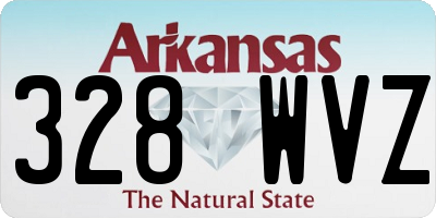 AR license plate 328WVZ