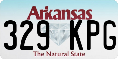 AR license plate 329KPG