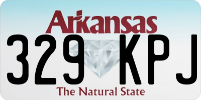 AR license plate 329KPJ