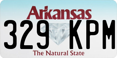 AR license plate 329KPM