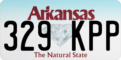 AR license plate 329KPP