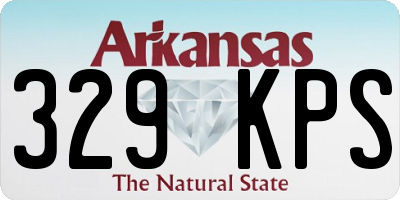 AR license plate 329KPS