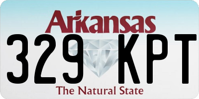 AR license plate 329KPT