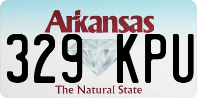 AR license plate 329KPU