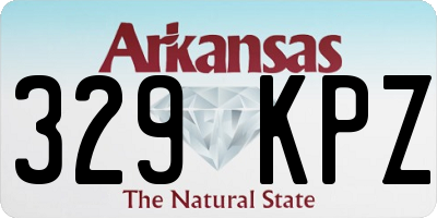 AR license plate 329KPZ