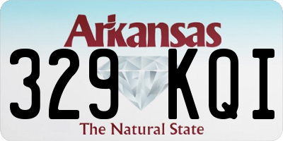 AR license plate 329KQI