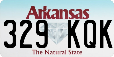AR license plate 329KQK